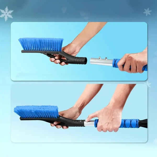 Car Snow Brush with Ice Scraper and Foam Grip
