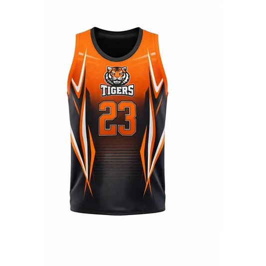 Unisex Sublimated Short Hole Mesh Basketball Jersey