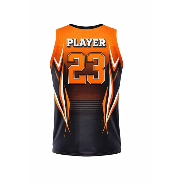 Unisex Sublimated Short Hole Mesh Basketball Jersey