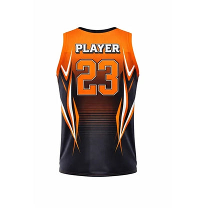 Unisex Sublimated Short Hole Mesh Basketball Jersey