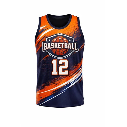 Unisex Sublimated 180G NBA Fabric Basketball Jersey