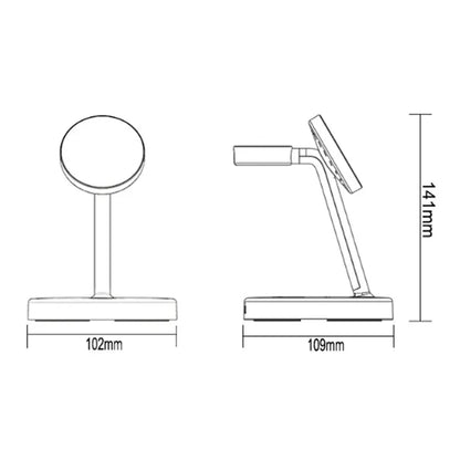 3 in 1 Magnetic Wireless Charger Stand