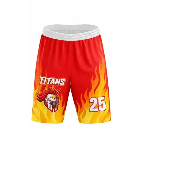 Unisex Full Color Butterfly Mesh Basketball Shorts