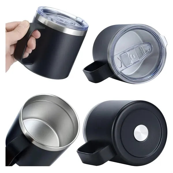 14 OZ Vacuum Insulated Stainless Steel Mug With Lid