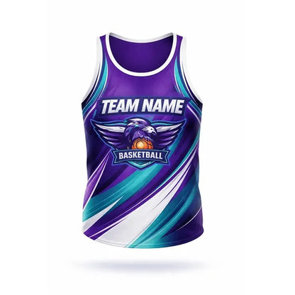 Women's Full Color Basketball Jersey 150G Interlock