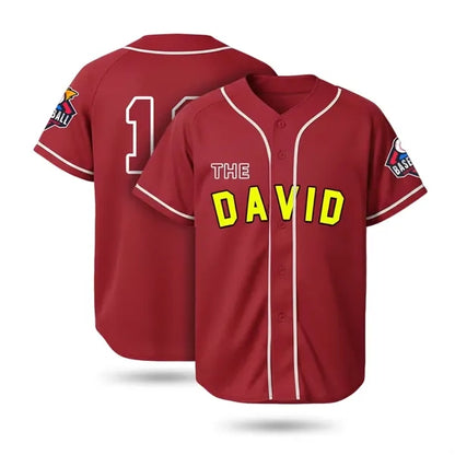 Unisex Full Button Solid Color Baseball Jersey