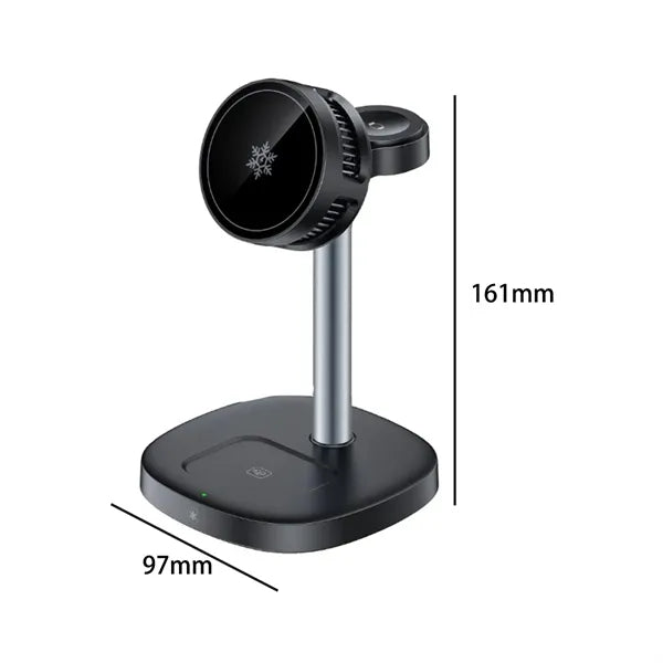 3 in 1 Wireless Charger Cooling Fast Charging Station