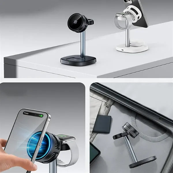 3 in 1 Wireless Charger Cooling Fast Charging Station