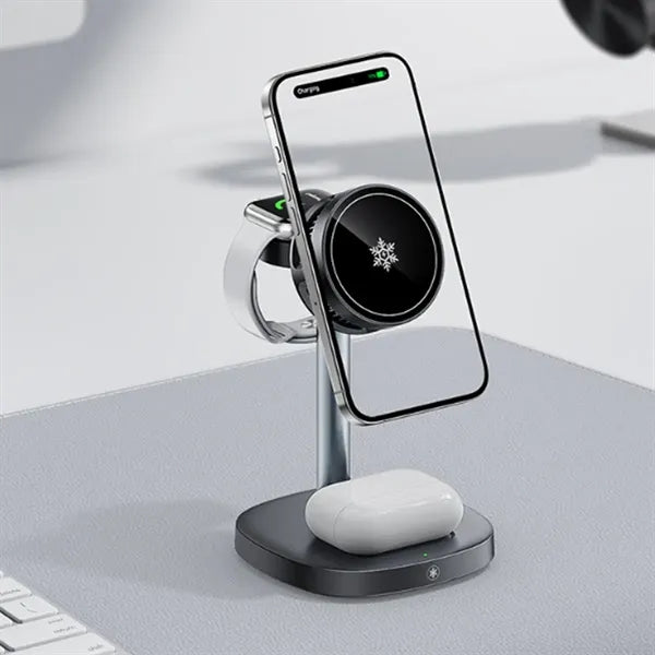 3 in 1 Wireless Charger Cooling Fast Charging Station