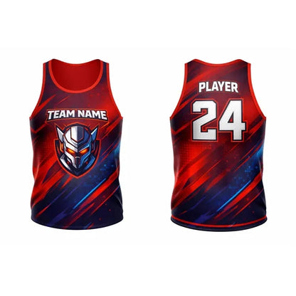 Women's Short Hole Mesh Basketball Jersey Sublimated