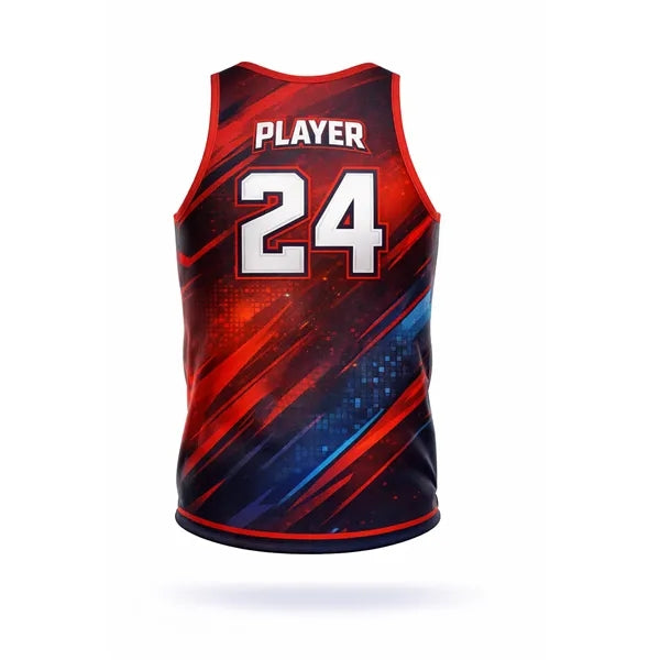 Women's Short Hole Mesh Basketball Jersey Sublimated