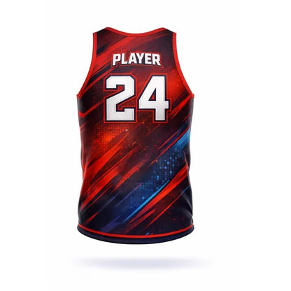Women's Short Hole Mesh Basketball Jersey Sublimated