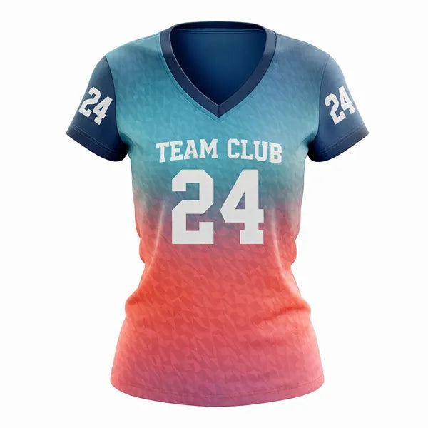 Women's Lightweight Sublimated Football Fanwear Jersey