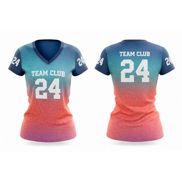 Women's Lightweight Sublimated Football Fanwear Jersey