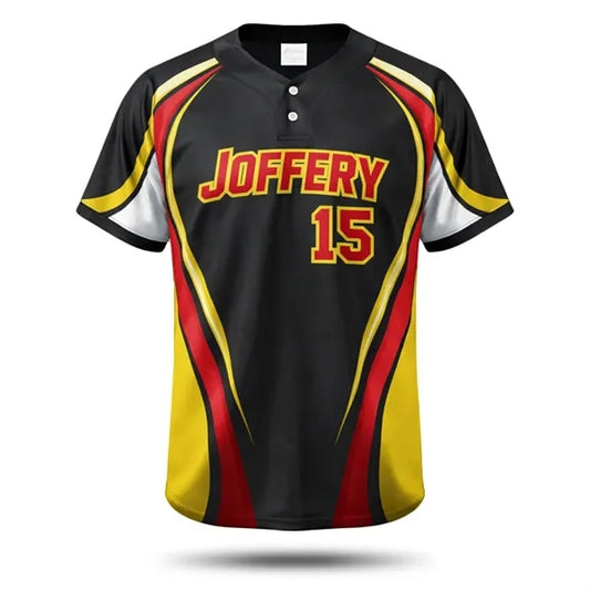 Premium Men's Sublimated 2-Button Baseball Jersey
