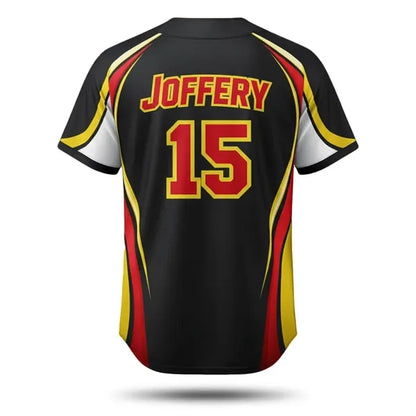 Premium Men's Sublimated 2-Button Baseball Jersey