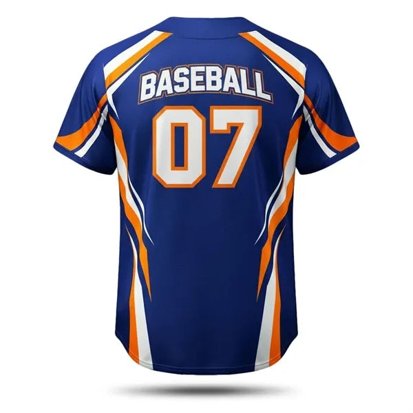 Premium Men's Sublimated 2 Button Baseball Jersey