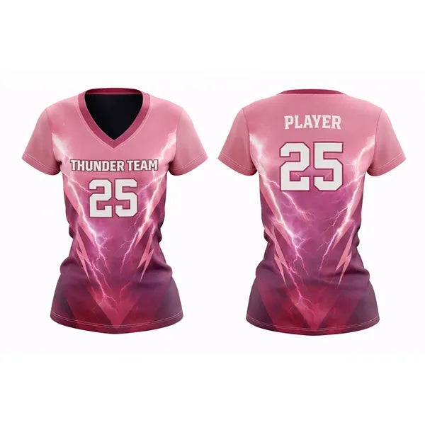 Sublimated Football Fanwear Women's Jersey Interlock