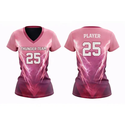 Sublimated Football Fanwear Women's Jersey Interlock