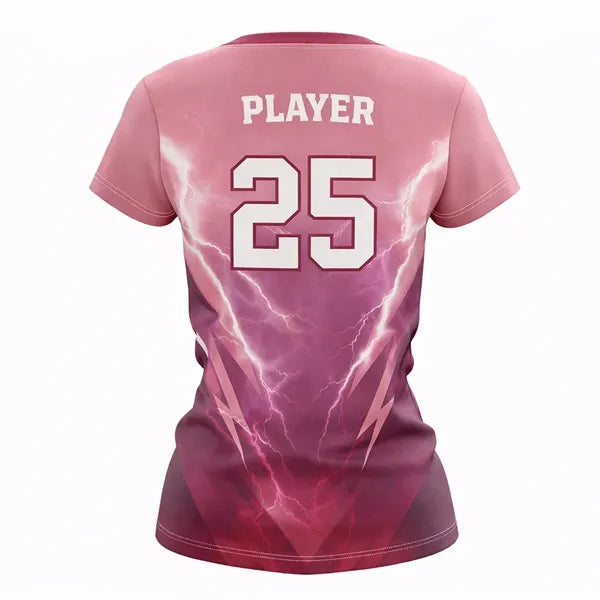 Sublimated Football Fanwear Women's Jersey Interlock