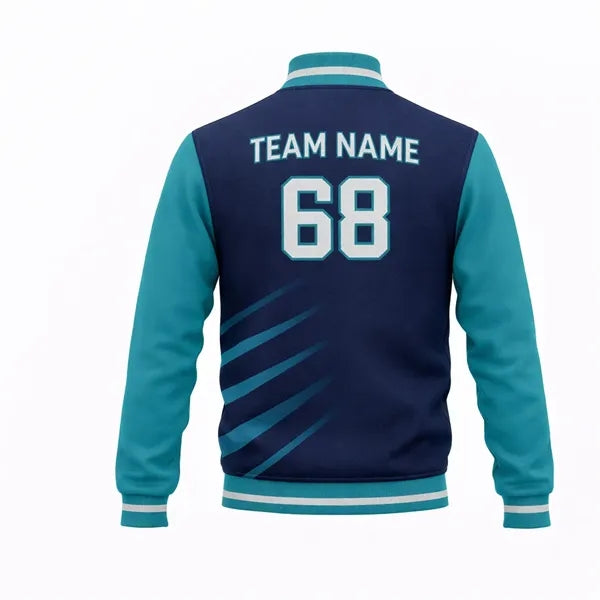 Unisex Double Layer Varsity Jacket Sublimated