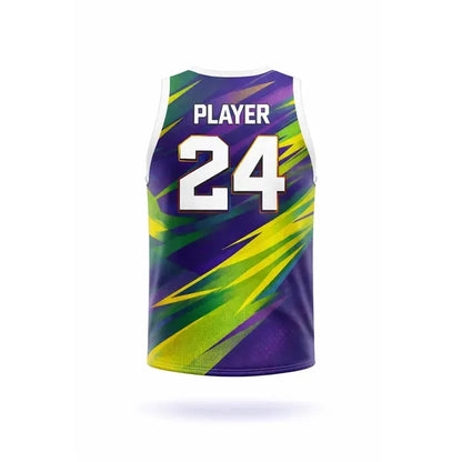 Unisex Sublimated UPF Mesh Reversible Basketball Jersey