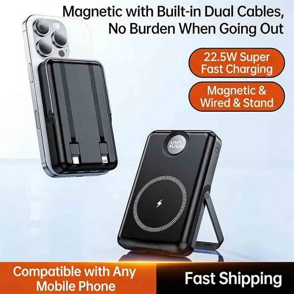10000mAh Magnetic power bank With Stand