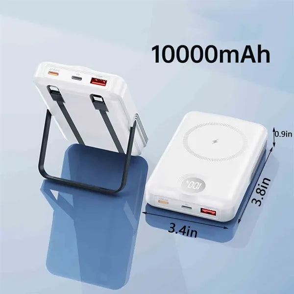 10000mAh Magnetic power bank With Stand