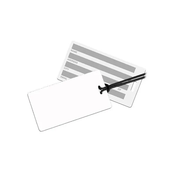 Rectangle 40 Mil Neon Tag