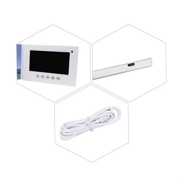 7" Soft Cover LCD Screen Video Brochure Book
