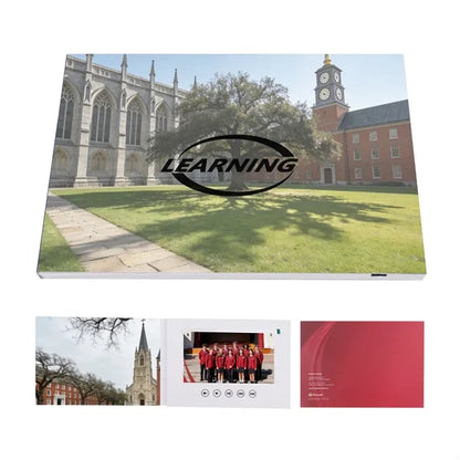 7" Soft Cover LCD Screen Video Brochure Book