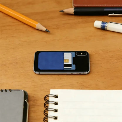 Stretchy Adhesive Cell Phone Card Holder  Wallet