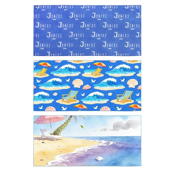 60"x30" Full Color Microfiber Sandproof Beach Towel