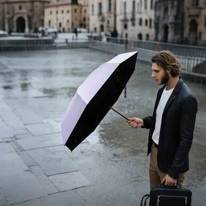 41" Arc Portable Mini 5 Fold Capsule Umbrella With Pouch