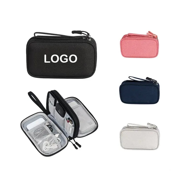 Multi-Layer Digital Accessories Organizer Pouch