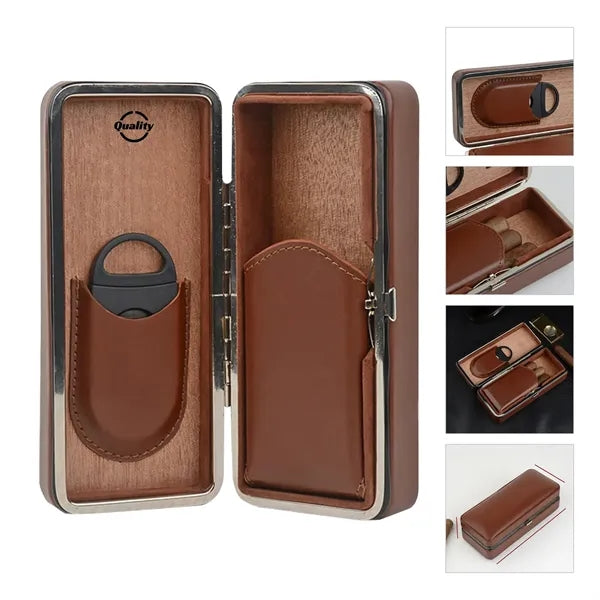Cigar Travel Case With Cutter