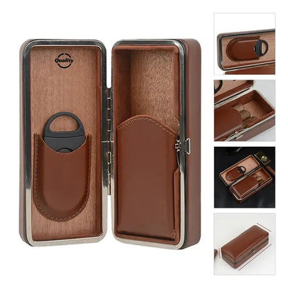 Cigar Travel Case With Cutter