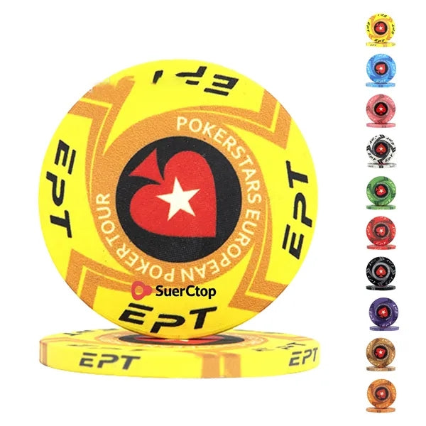 Custom Ceramic Poker Chip   39 MM