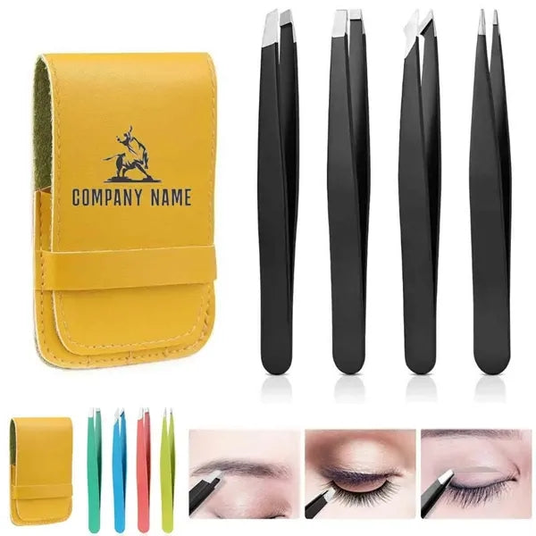 Tweezers Set with Travel Case