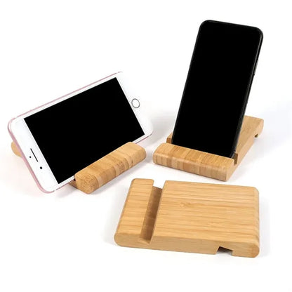 Portable Wooden Desktop Cell Phone Stand