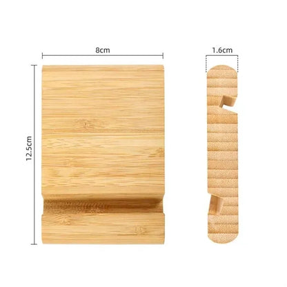 Portable Wooden Desktop Cell Phone Stand