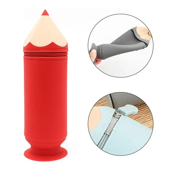 Pencil Shaped Expandable Pen Case