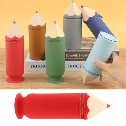 Pencil Shaped Expandable Pen Case