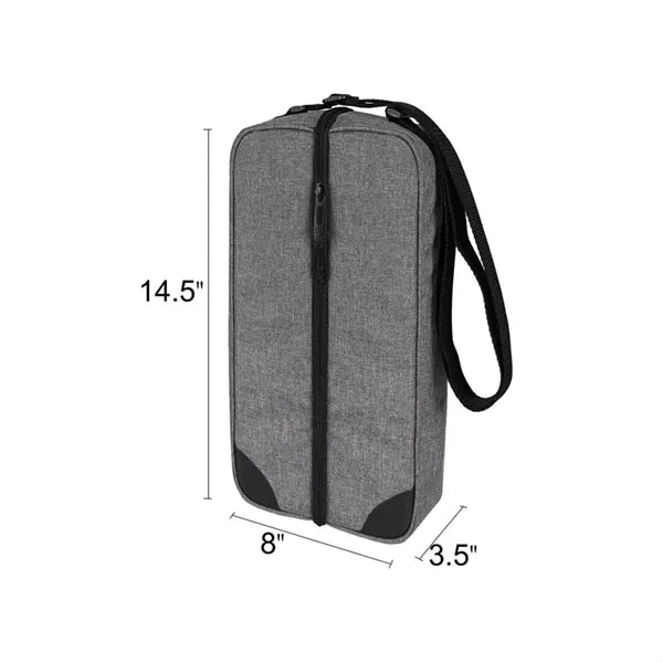 Oxford Insulated Wine Tote Cooler with Strap