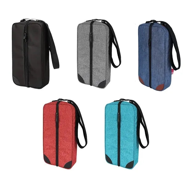 Oxford Insulated Wine Tote Cooler with Strap