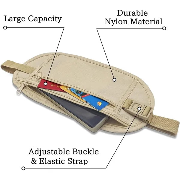 Fanny Pack Hidden Belt Bag with RFID Blocking