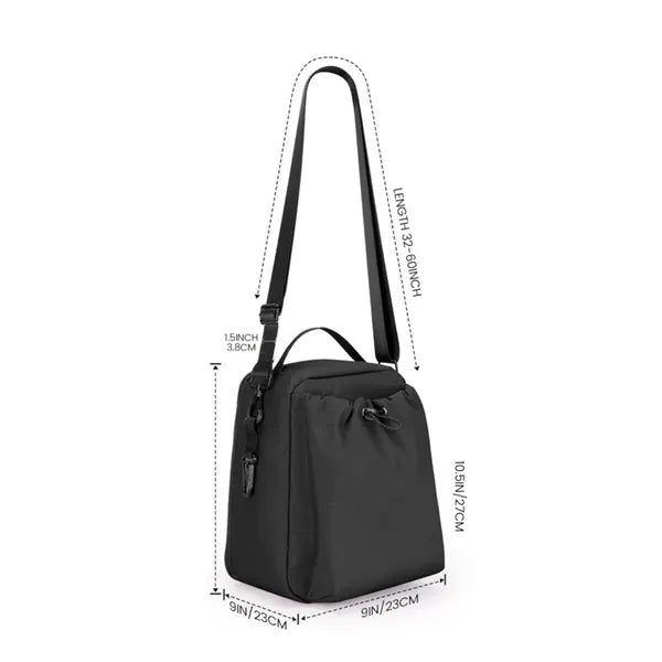 Insulated Cooler Lunch Bag with Shoulder Strap