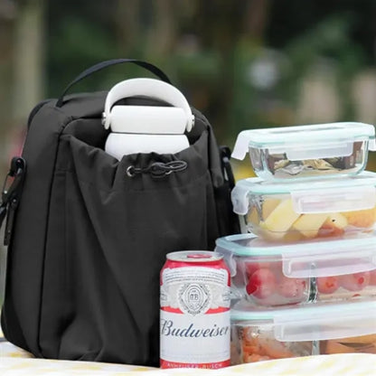 Insulated Cooler Lunch Bag with Shoulder Strap
