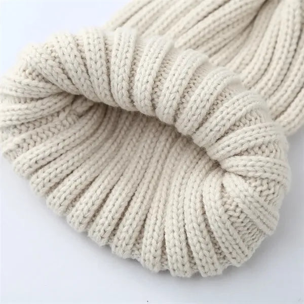 Winter Knit Beanie Hat