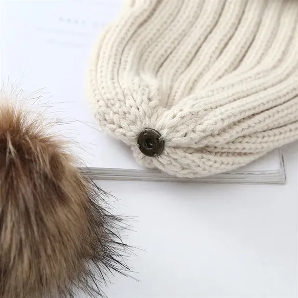 Winter Knit Beanie Hat